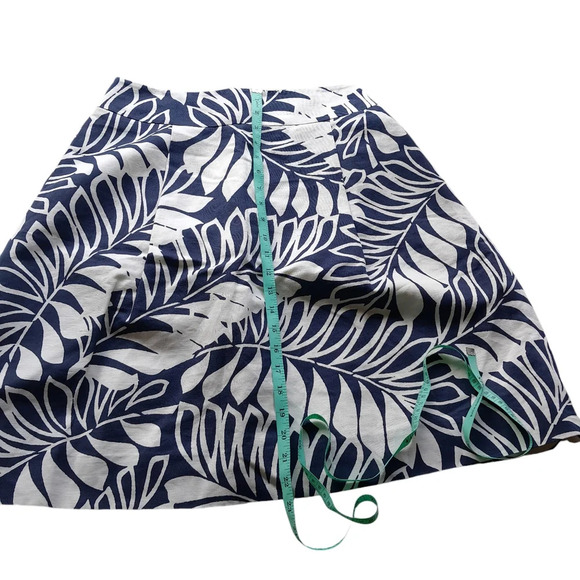 Kate Spade Aline Tropical Print Pleated Skirt - Picture 6 of 12